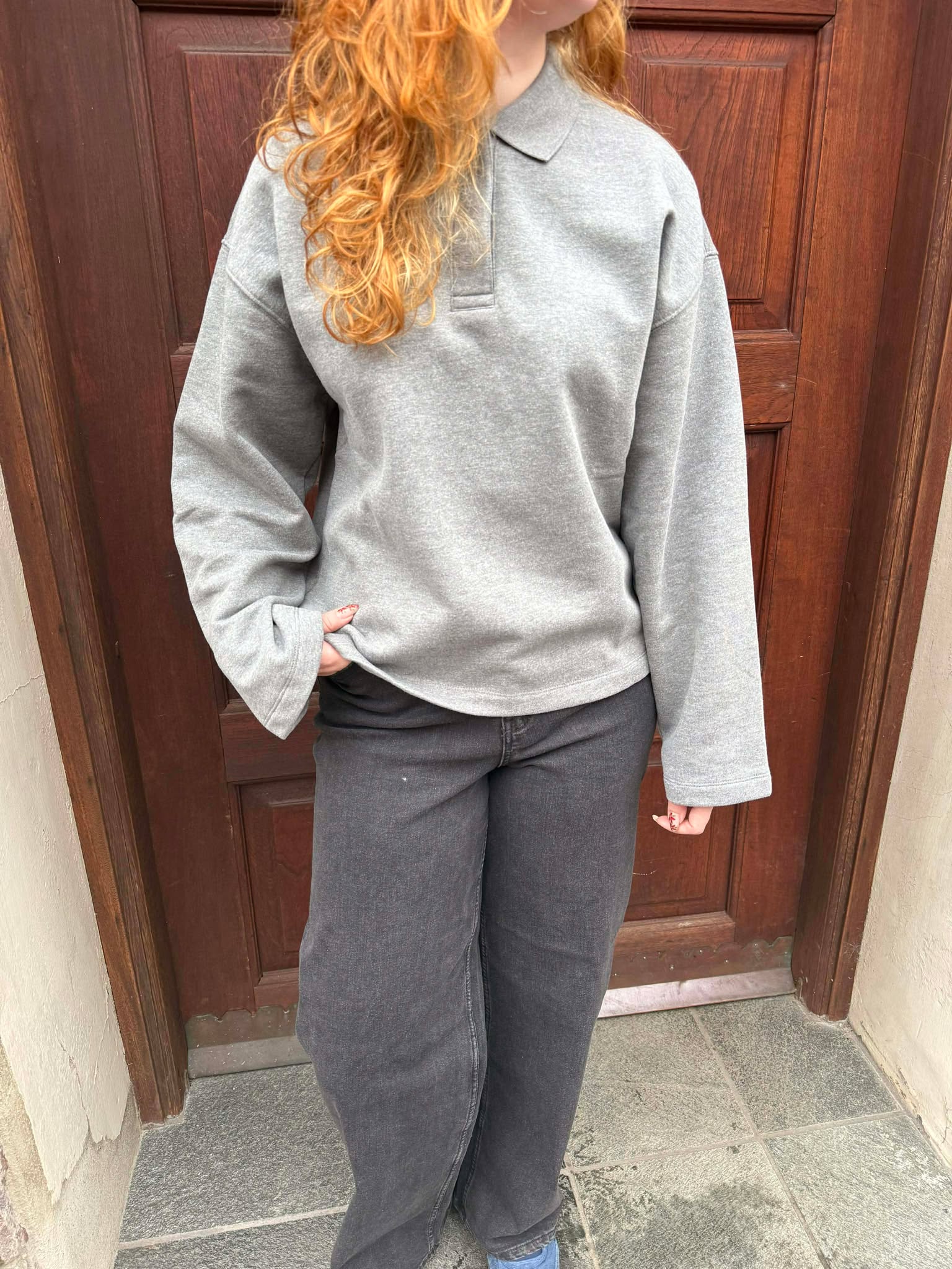 SLFARI Sweatshirt - Medium Grey Melange